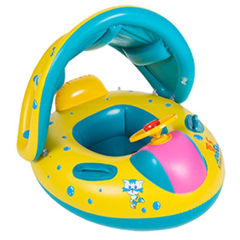 Baby Kids Summer Swimming Pool Swimming Ring Inflatable Swim Float