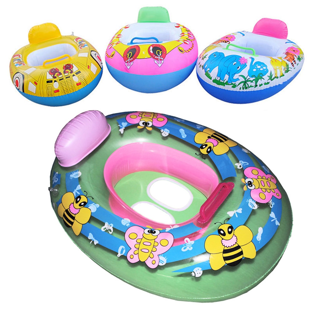 Inflatable Swimming Circles Kids Baby Swimming Seat Swim Ring Pool Aid