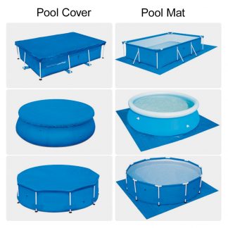 Swimming Pool Cover Swimming Pool Ground Mat high-quality UV-resistant Polyester Rainproof Dust Cover Swimming Pool Accessories